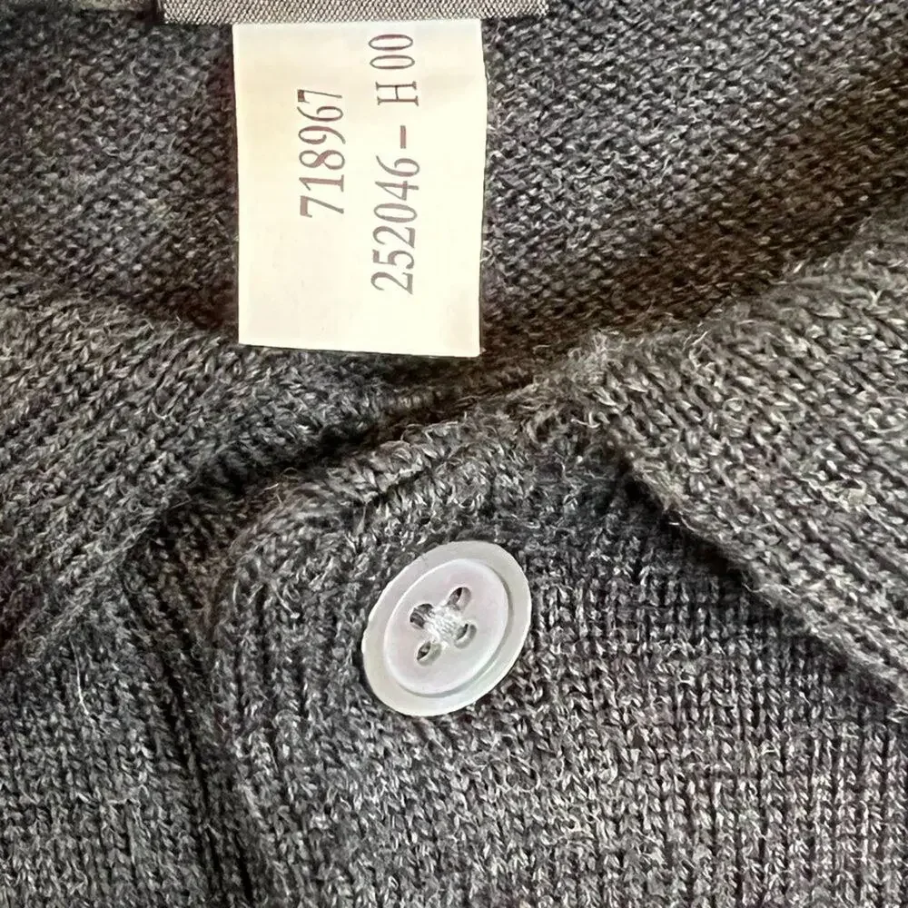 Banana Republic Extra Fine Merino Wool Mens Collared Sweater Size XL Long Sleeve